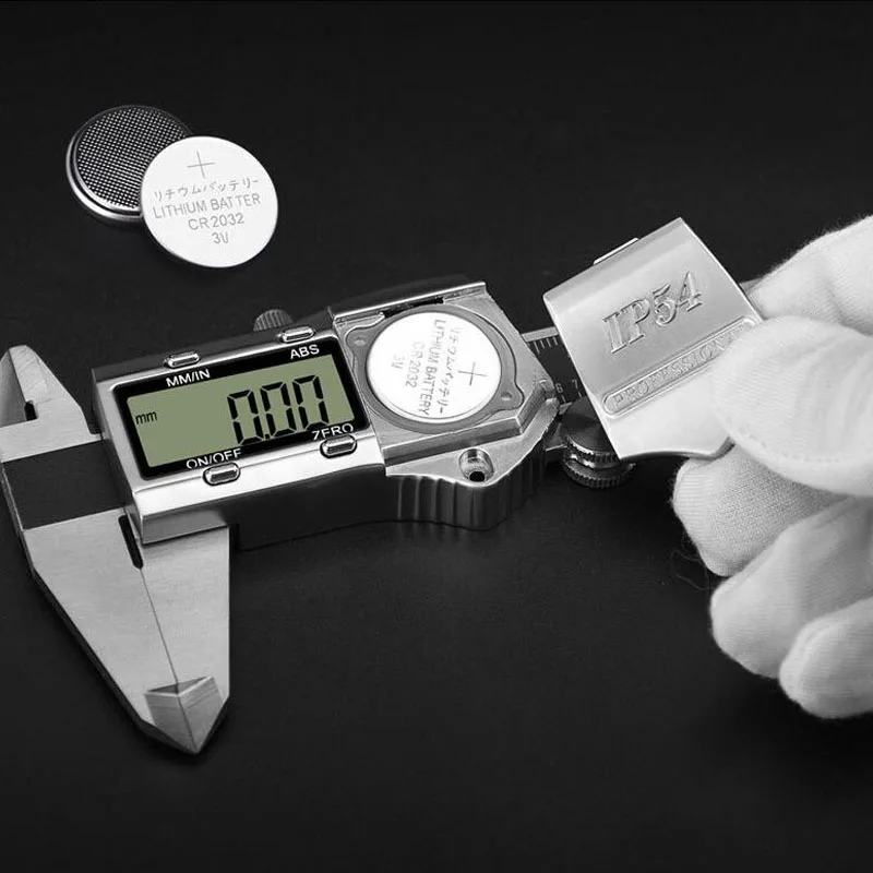 Электронный цифровой дисплей штангенциркуль 150 мм из нержавеющей стали IP54