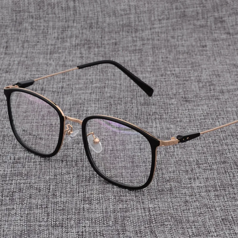 

Alloy Glasses Frame Men or women Ultralight Square Myopia Prescription Eyeglasses Male Metal Optical Frame Eyewear D825