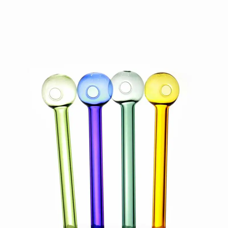 

4" Colorful Glass Straw for Home Party