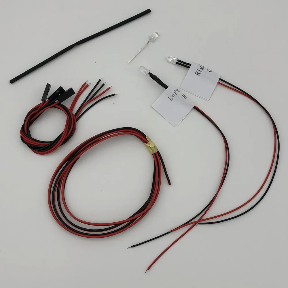 DIY RC хобби часть светильник Красный вспышка зеленая белый|Детали и аксессуары| |