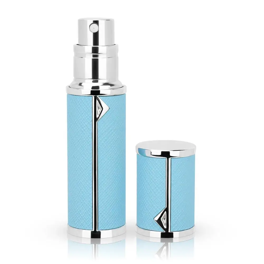 Sky Blue 5 мл многоразовый мини флакон-спрей для духов Алюминиевый распылитель портативный дорожный косметический контейнер флакон для духов - Цвет: Sky Blue