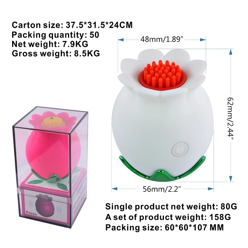 Многорежимный Стимулятор точки G клиторальное сосание лизание перезаряжаемый