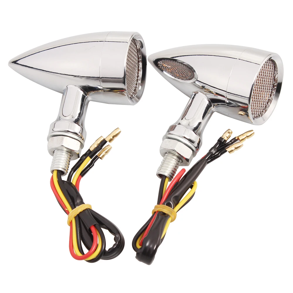 Мотоцикл 1 пара светодиодными стоп-сигналами металлический корпус шоры мигалки 10