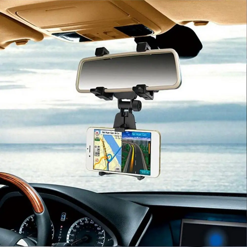

Car Rearview Mirror Mobile Phone Holder Mobile Phone Navigation Seat