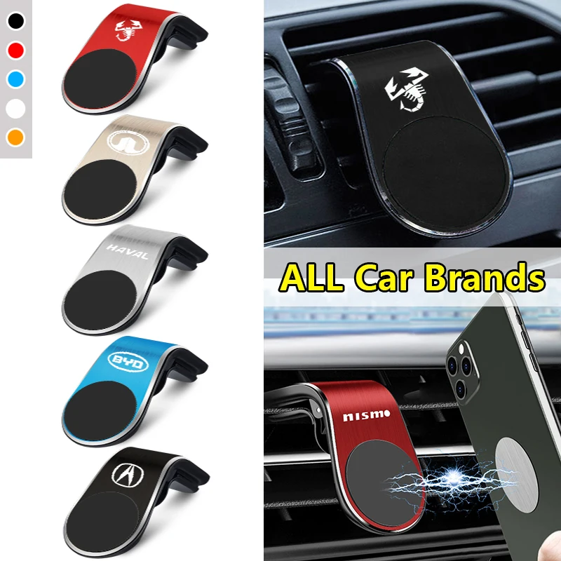 

1pcs Magnetic L-Type Phone Holder GPS Navigation Holder For VWs Volkswagens CC Polo T5 6R Golf 7 6 5 4 MK7 MK5 Passat B6 Touran
