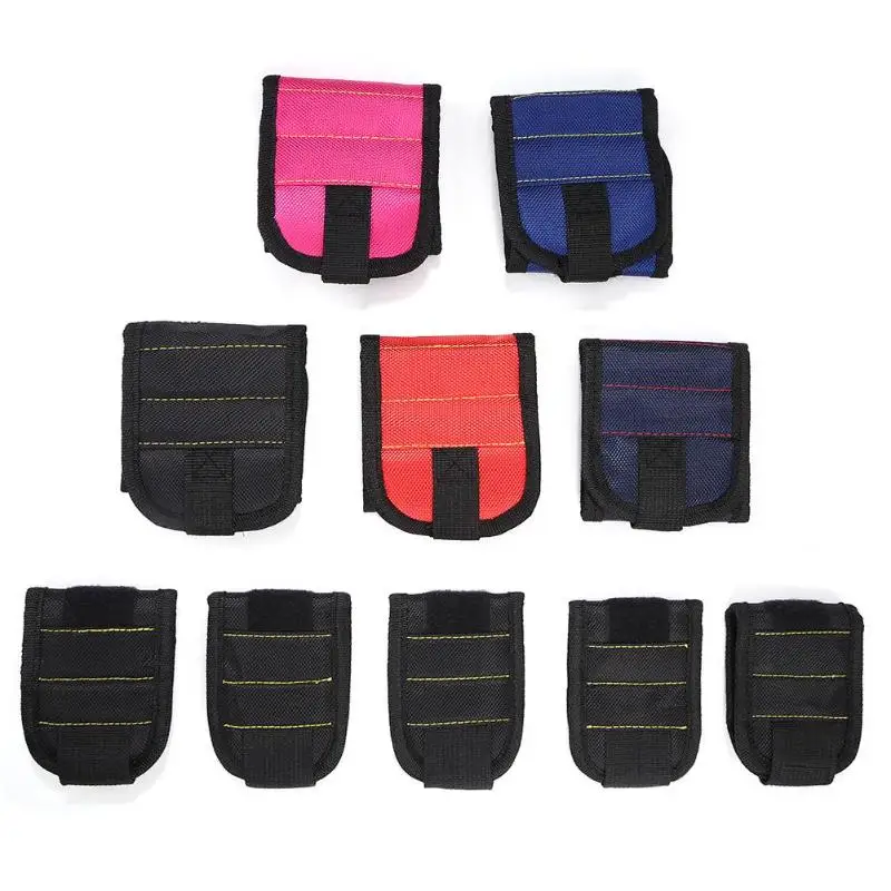 

Magnetic Wristband Portable Tool Bag Oxford Cloth Magnet Electrician Portable Toolkit Bag Screws Drill Holder Repair Tool Belt