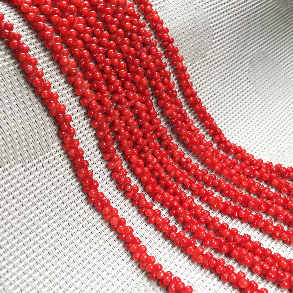2020 Новые горячие продажи ювелирные изделия 8-образные красные коралловые Бусины