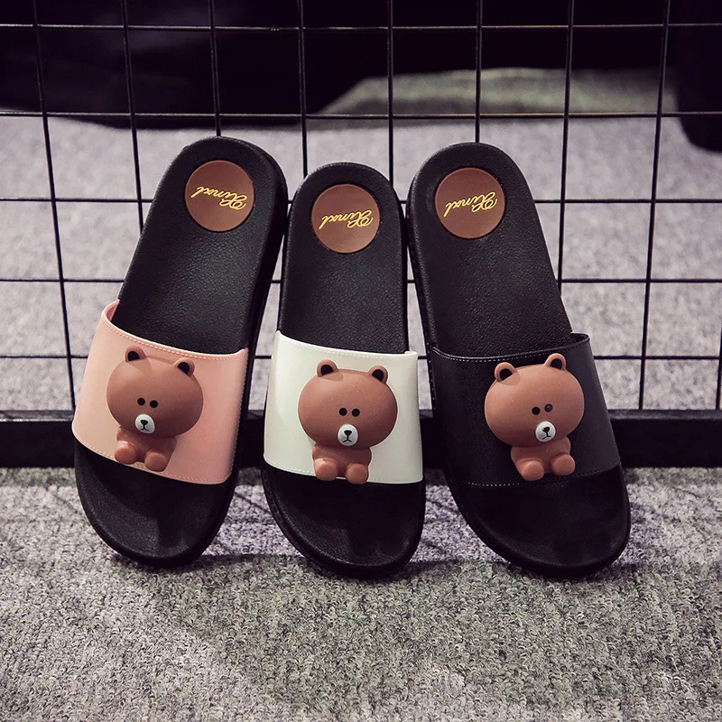 Забавные тапочки Женские домашние Вьетнамки Zapatillas de mujer Pantofle damskie Домашние с
