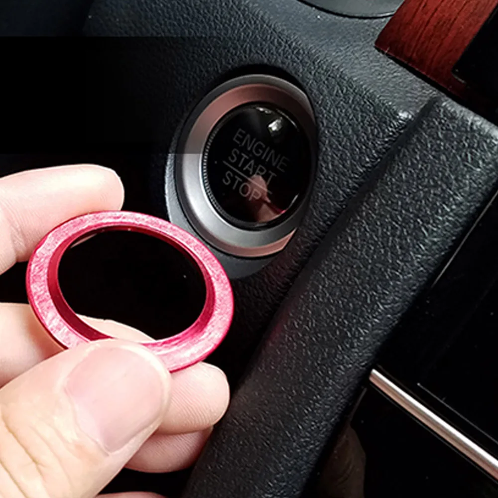 Автомобильный двигатель старт стоп автомобильное зажигание декоративное кольцо