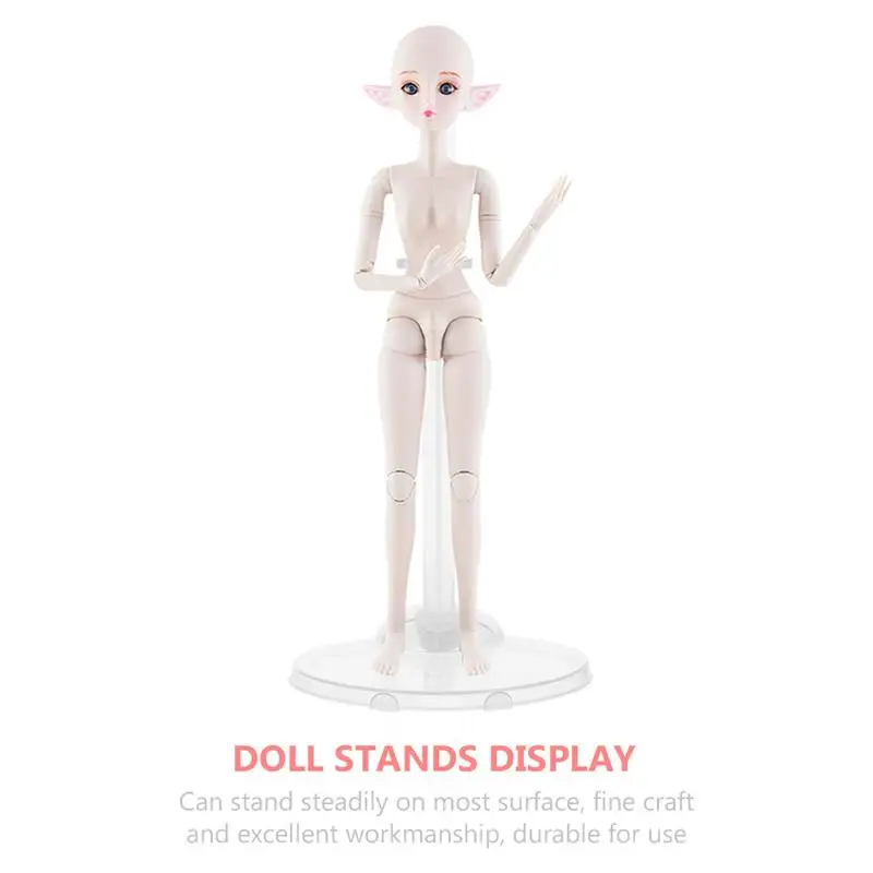 15pcs holding stands for 16 dolls transparent support barbie stand display holder high quality children toys accessories free global shipping