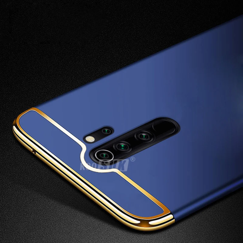 Оригинальный чехол 3 в 1 для Xiaomi Redmi Note 8 Pro 8A задняя крышка модный Матовый Жесткий