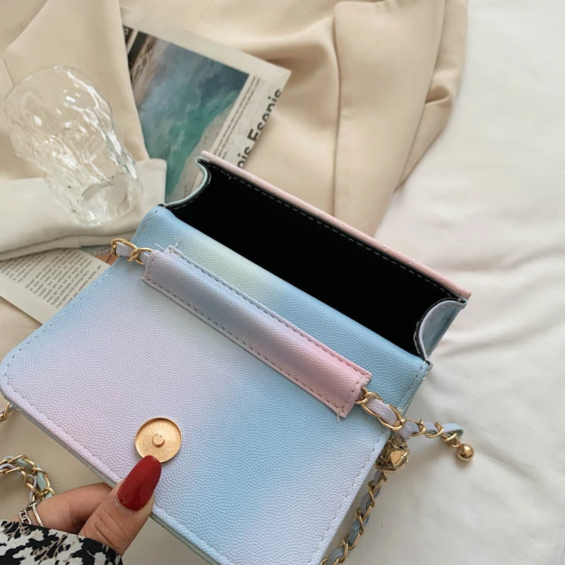 

2021 summer new diamond-shaped chain fashion all-match lady single shoulder messenger high sense small square bag