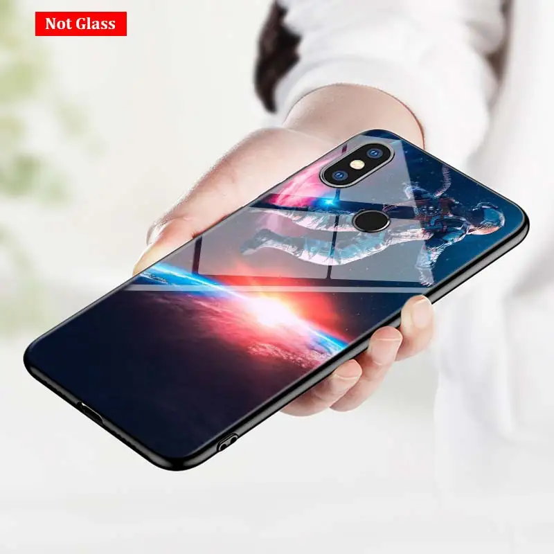 Черная крышка космическая планета, звезды для Xiaomi mi A1 A2 5X6X6 8 9 9SE CC9 F1 9T 9TPro mi играть Супер яркий блестящий чехол для телефона - Цвет: Style 12