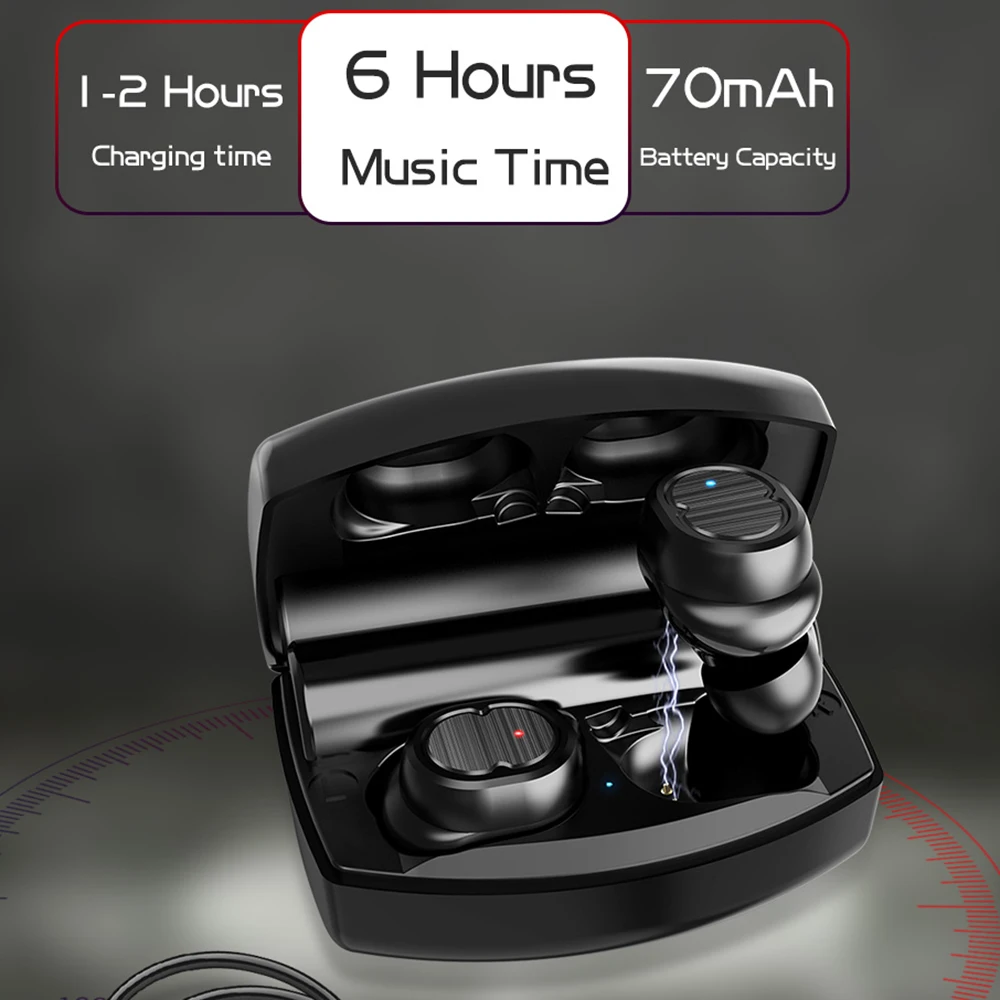 LIGE Touch Bluetooth наушники настоящие беспроводные TWS 5 0 спортивные 3D стерео бас