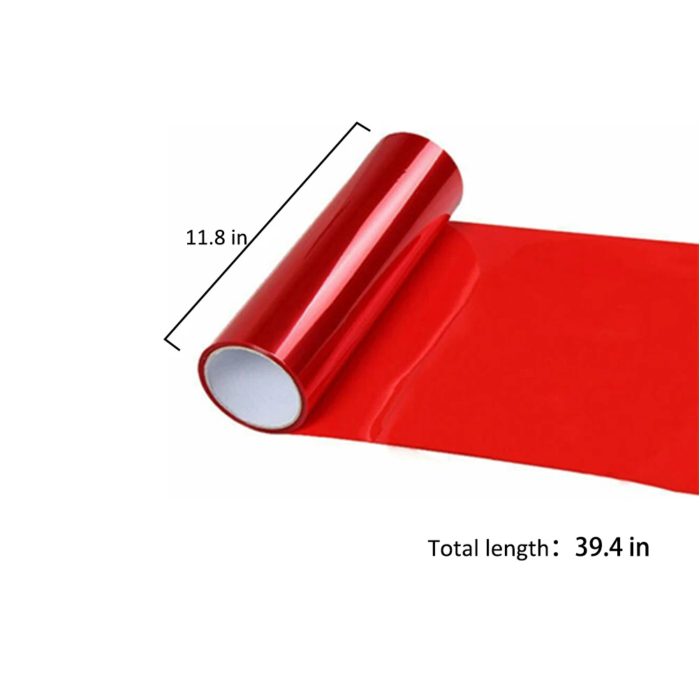 

Car Transparent Headlight Protector Film Car Headlight Taillight Fog Light Overlay Tint Protector Film Vinyl Wrap Decal