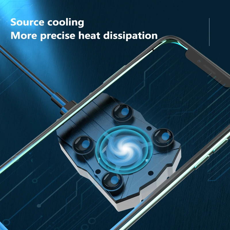 Портативный охлаждающий вентилятор на присоске лампа охлаждения с питанием от USB