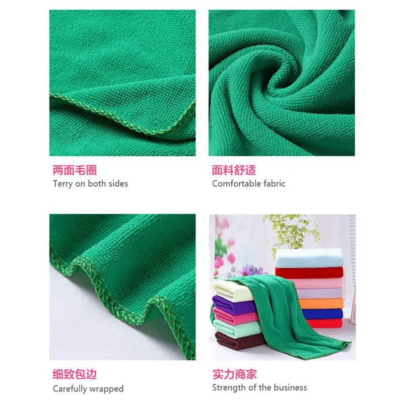 4x чистящие салфетки из микрофибры для сушки полотенец Тряпкам услуги польский