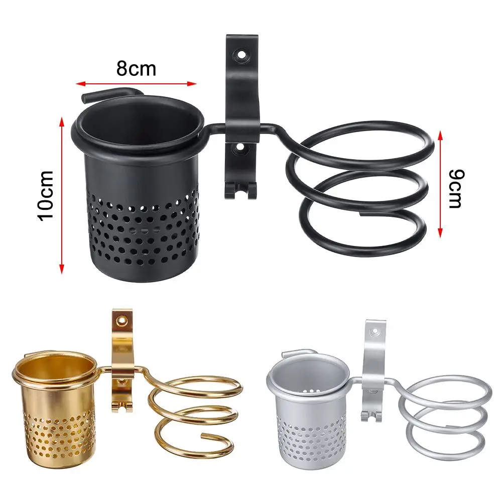 

Hair Dryer Rack Space Save Bathroom Metal No Trace Wall Holder Shelf Storage Hair Dryer Holder Hairdryer Stand