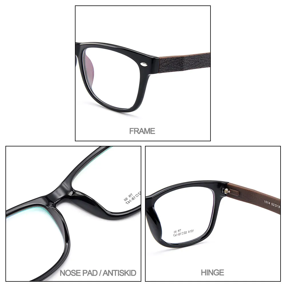 

CICCOLINI Women Glasses Frame Ultralight Plastic TR90 Stylish Female Square Eye Myopia Prescription Eyeglasses Frames MD1014