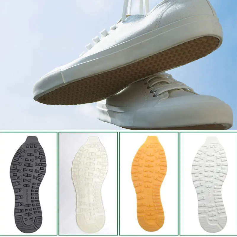 1Pair Rubber Soles for Making Shoes Replacement Outsole Anti-Slip Shoe Sole Repair Sheet Protector Sneakers High Heels Material