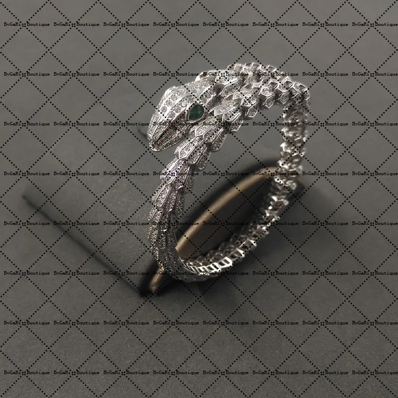 

Браслет из серебра пробы с зеленым глазом, 1:1