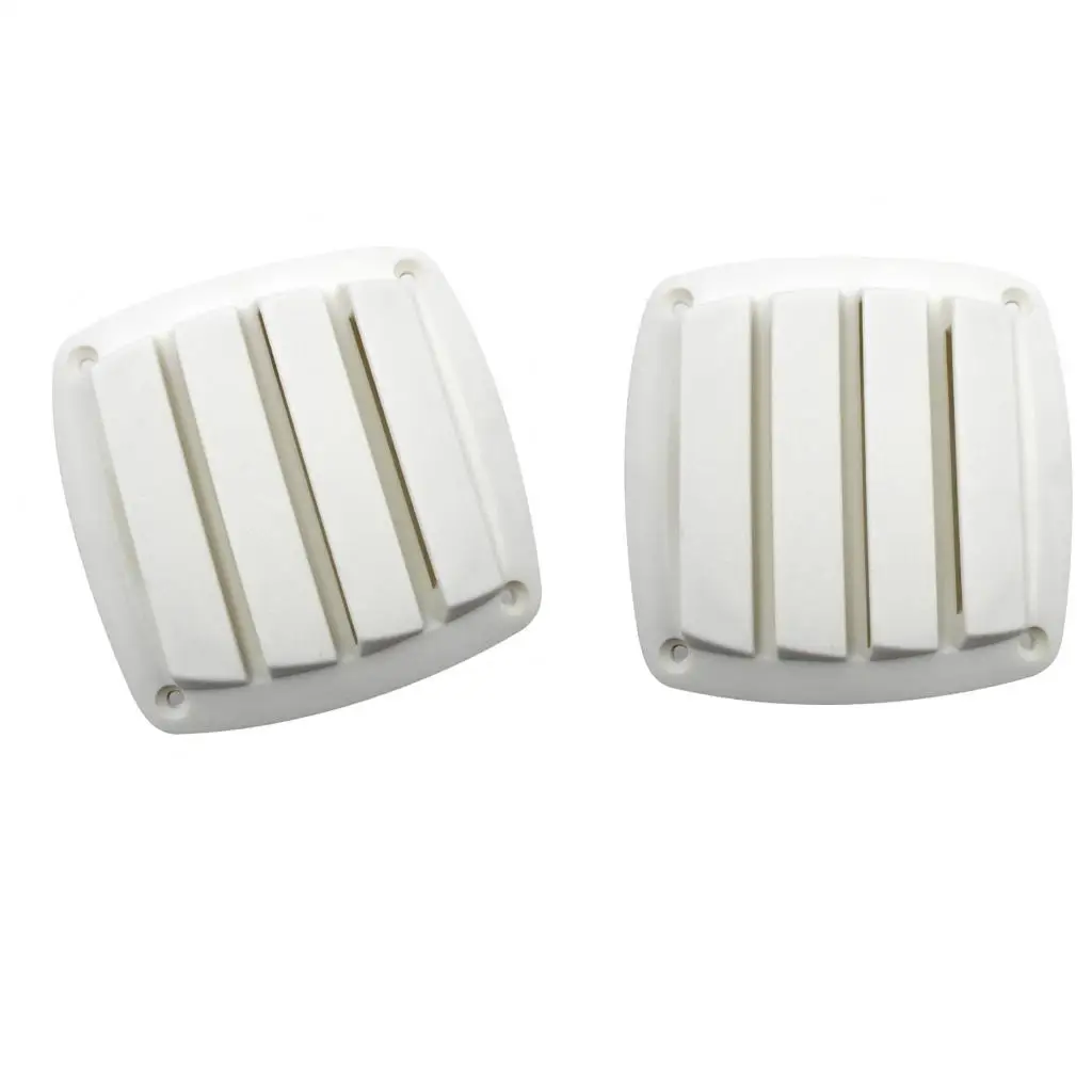 

2x Plastic Boat Hose Intake Vent Ventilation Cover for Boat White 4 Inch