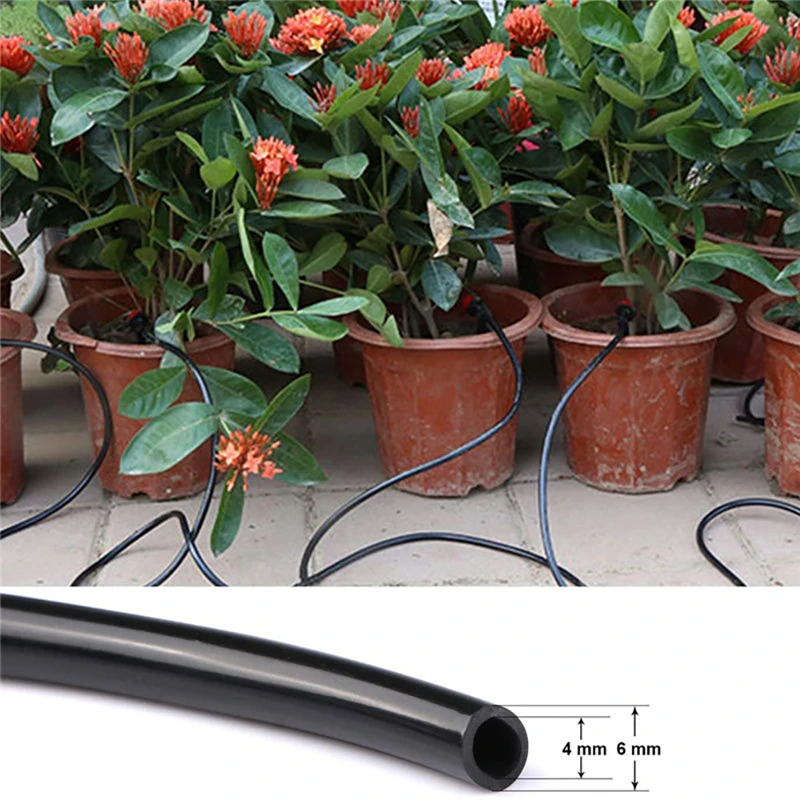 

30M 40M 4/7mm Hose Tube Gardening Greenhouse Watering Kit Adjustable 8Holes Micro Flow Dripper DIY Drip Irrigation System Kit