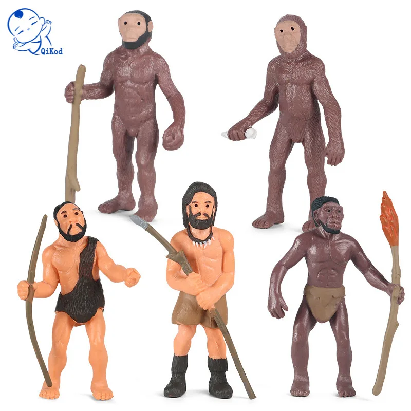 

Simulation Human Evolution of Man Primitive Human Model Figures Toy Collection Teaching Materials Science Educational toys Gift