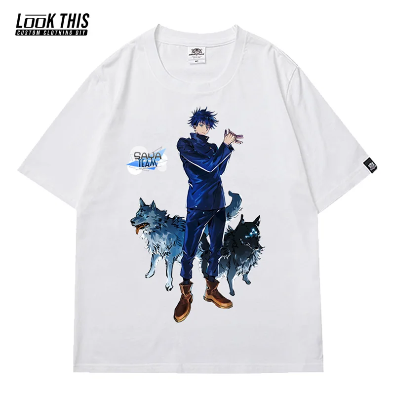 

Jujutsu Kaisen Summer Short Sleeve Men T-shirt Clothes Harajuku T-shirts Cartoon Printing T Shirt Unisex Tees Oversized T-shirt