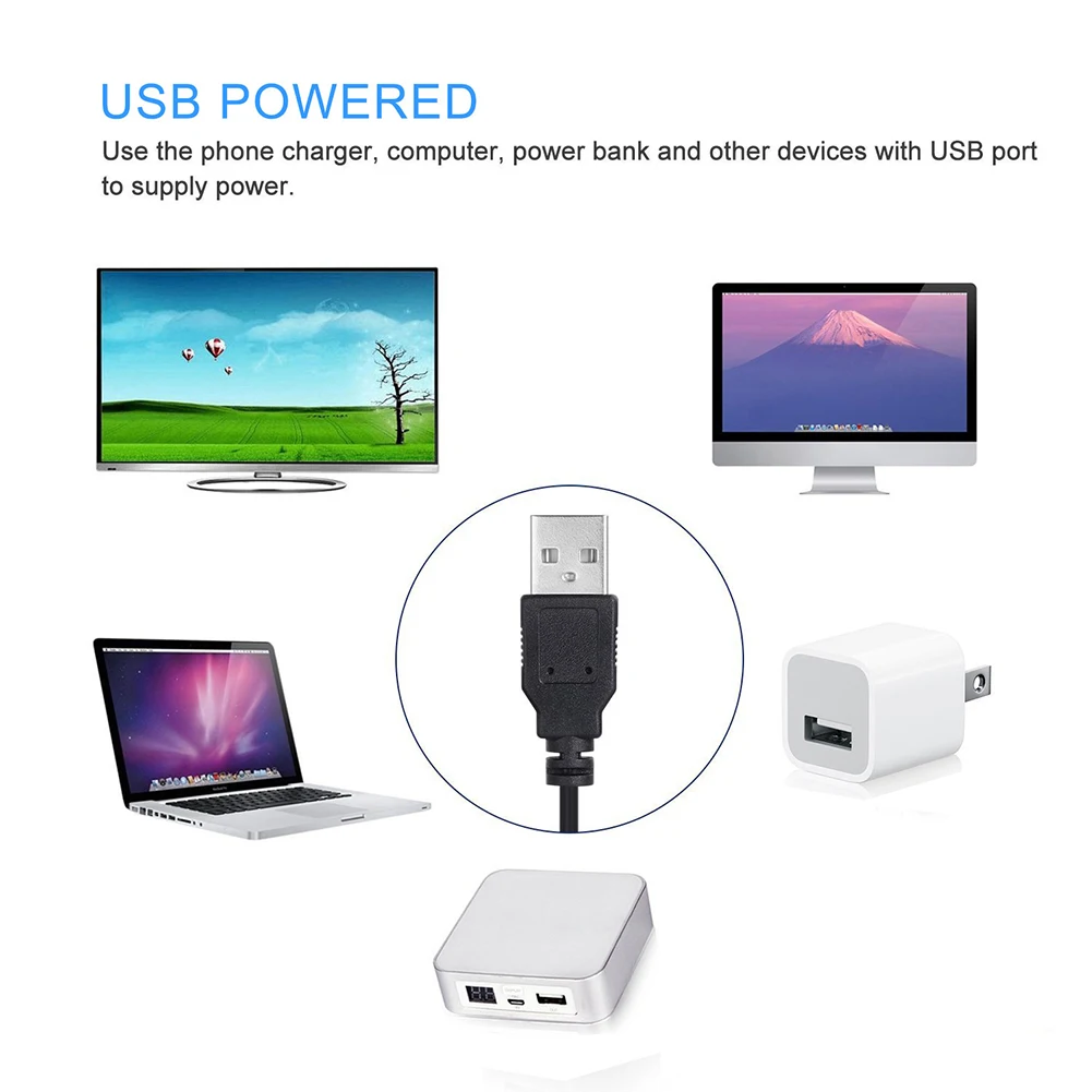 Уличный инструмент RGB светодиодная полоса USB гибкая водонепроницаемая