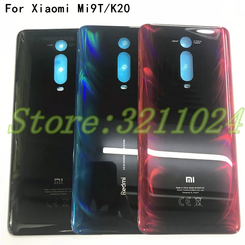Оригинальное 3D стекло 6,3" для Xiao mi Red mi k20/K20 Pro/mi 9T mi 9T задняя крышка батарейного отсека, корпус, чехол, запчасти для заднего стекла