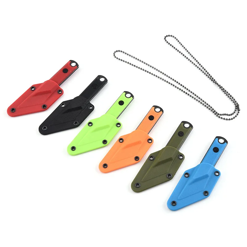 Portable Mini Pocket EDC Fixed Blade Knife Art Knife ABS Handle Paper Trimmers Camping Tool