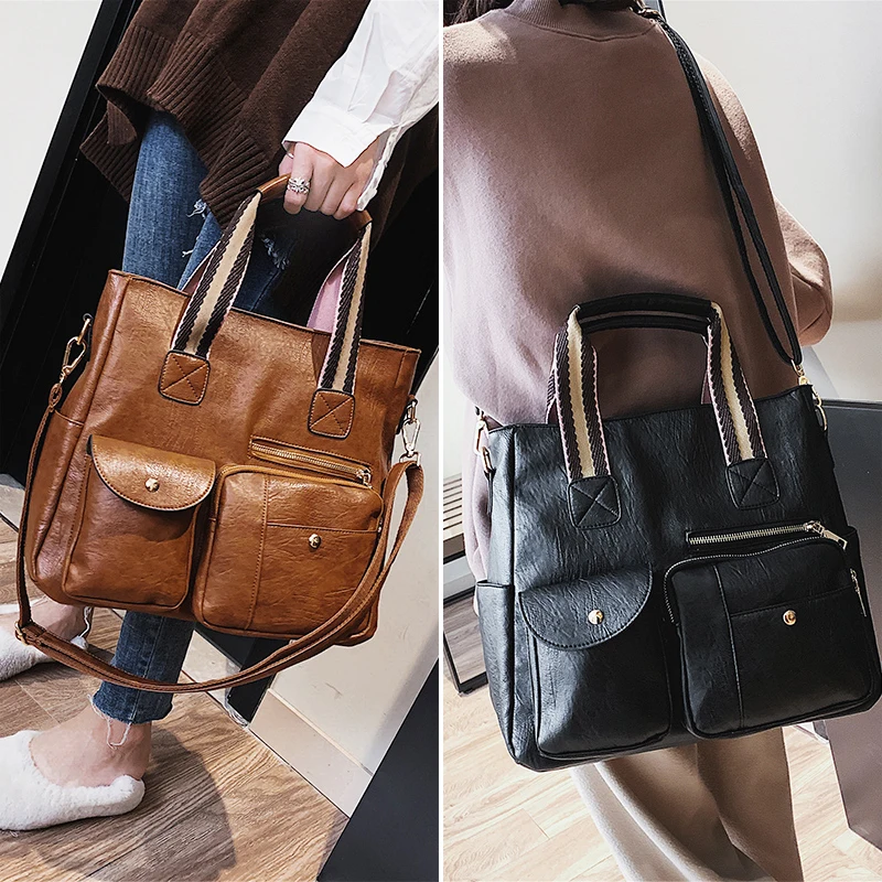 Брендовые женские сумки роскошные на плечо из искусственной кожи вместительные