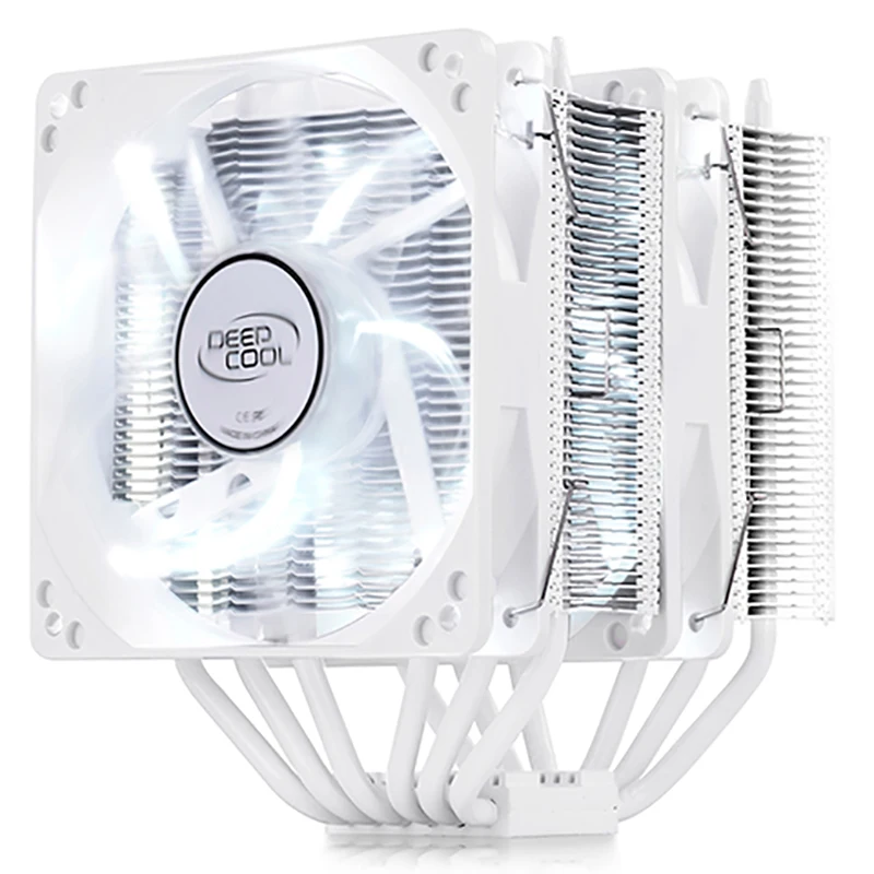 Кулер аргб. Кулер для процессора Deepcool NEPTWIN WH. Deepcool NEPTWIN White. Кулер Deepcool White. Deepcool кулер белый.