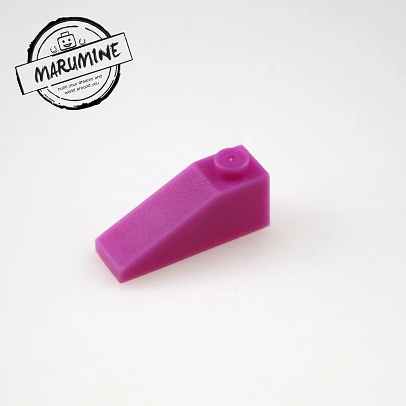 Розовый MARUMINE кирпичи игрушки наклона 3x1 перевернутый Кирпич 150 шт./лот мс классические строительные игрушки развивающие "сделай сам", конструкторы, комплект для детей - Цвет: Розовый