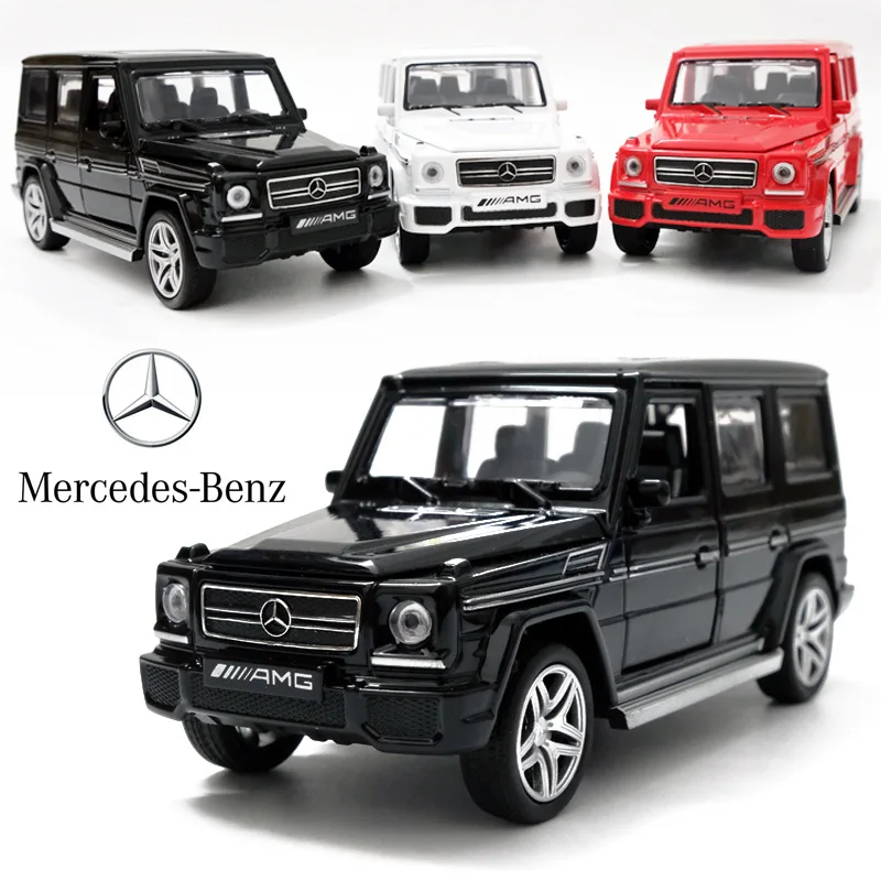 1:32 Модель Автомобиля AMG G65 из сплава Игрушечная модель звуковой светильник