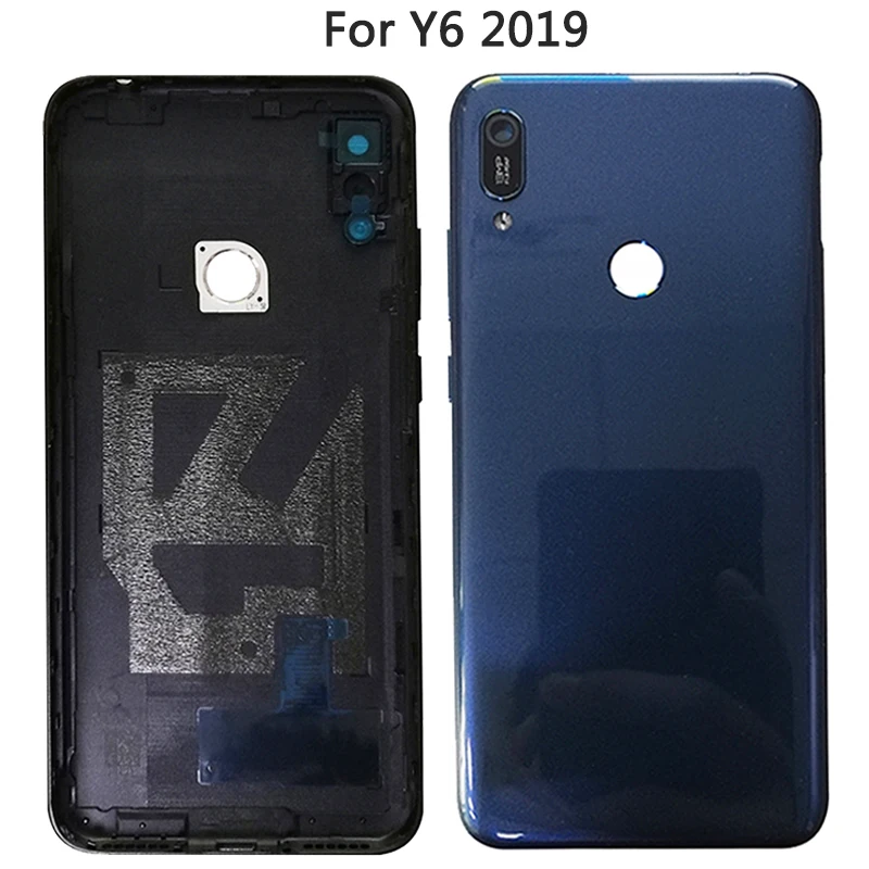 Крышка батарейного отсека для Huawei Y6 2019 задняя крышка чехол с кнопками