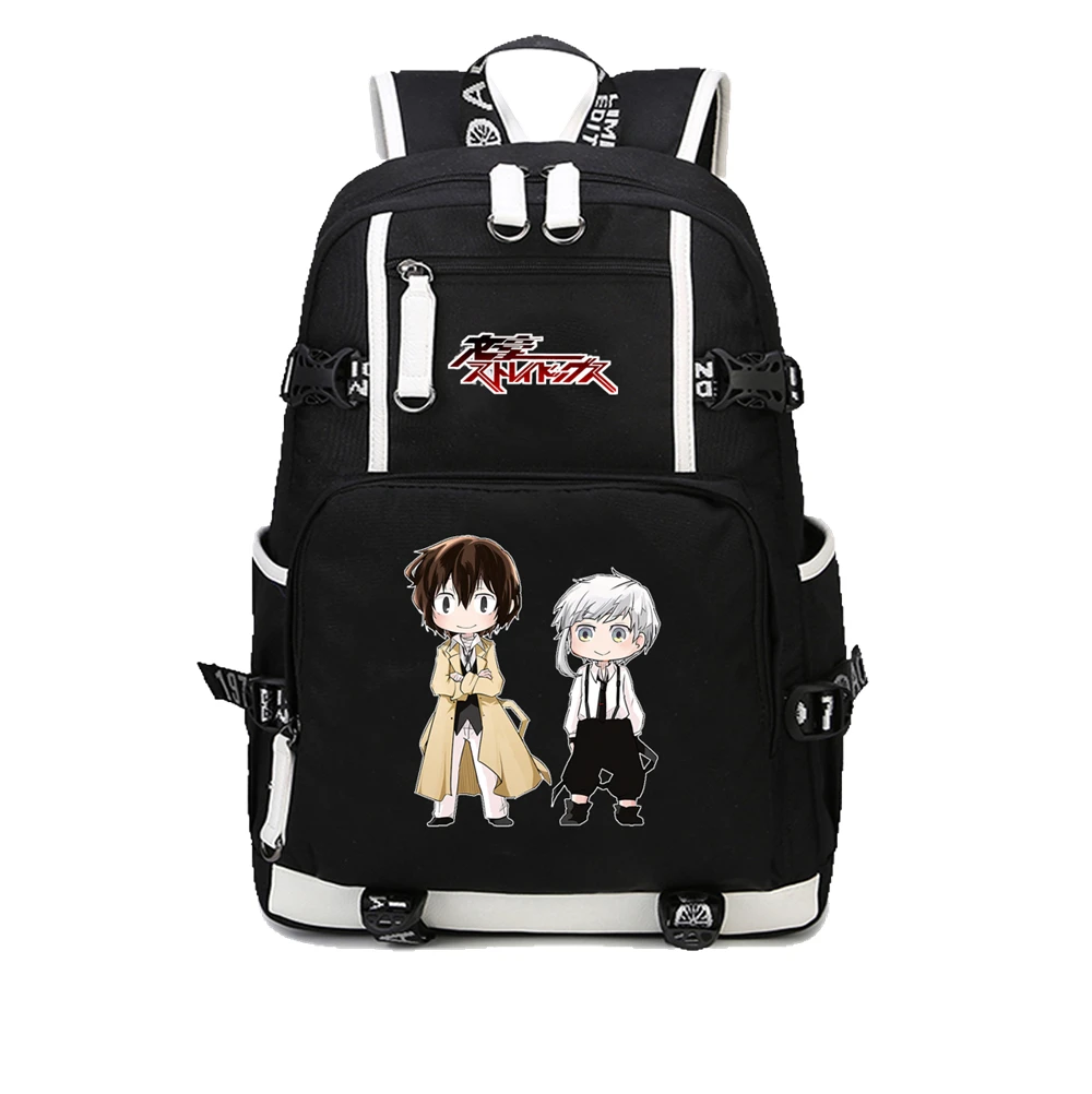 

Anime Bungou Stray Dogs Backpack for Teenagers Casual Travel Daypack Mochila College Student School Book Bags Rucksack
