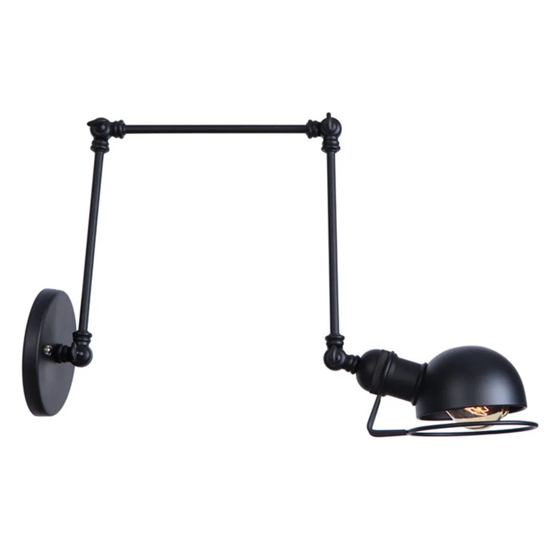 Черный американский деревенский сельский креативный металлический настенный