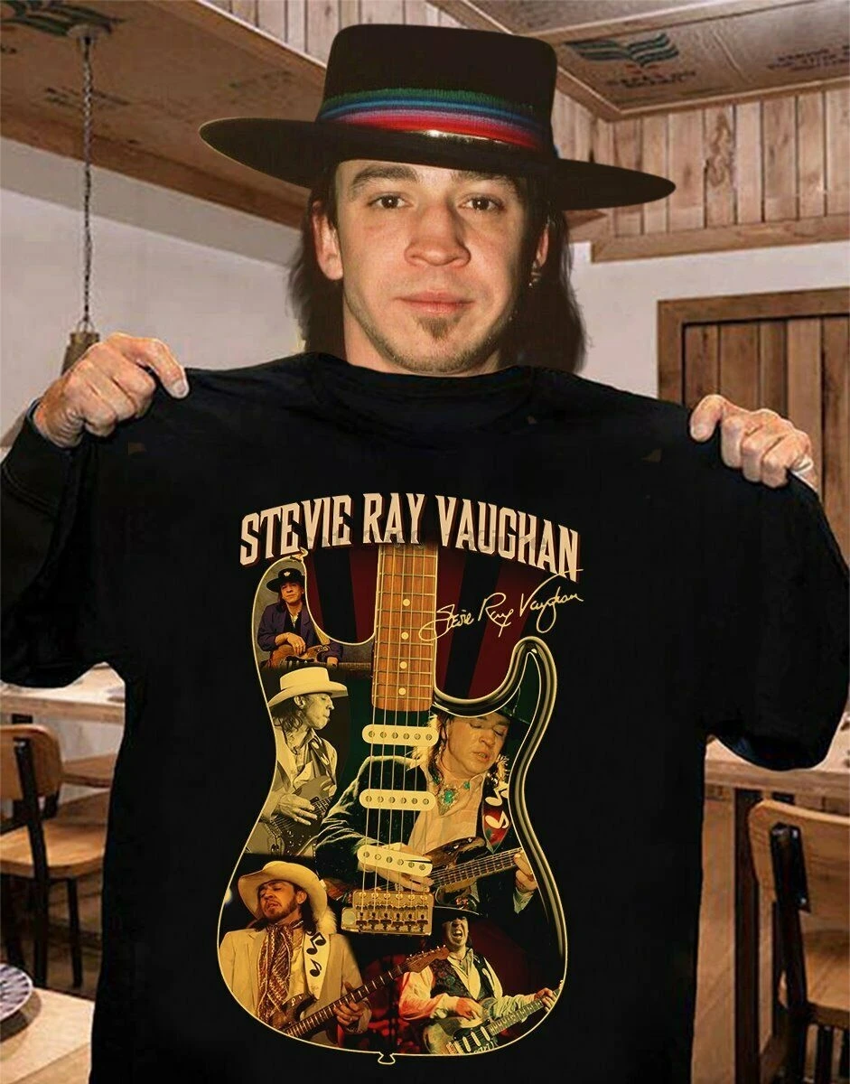 

Stevie Ray Vaughan Vintage Guitar Signature T-Shirt