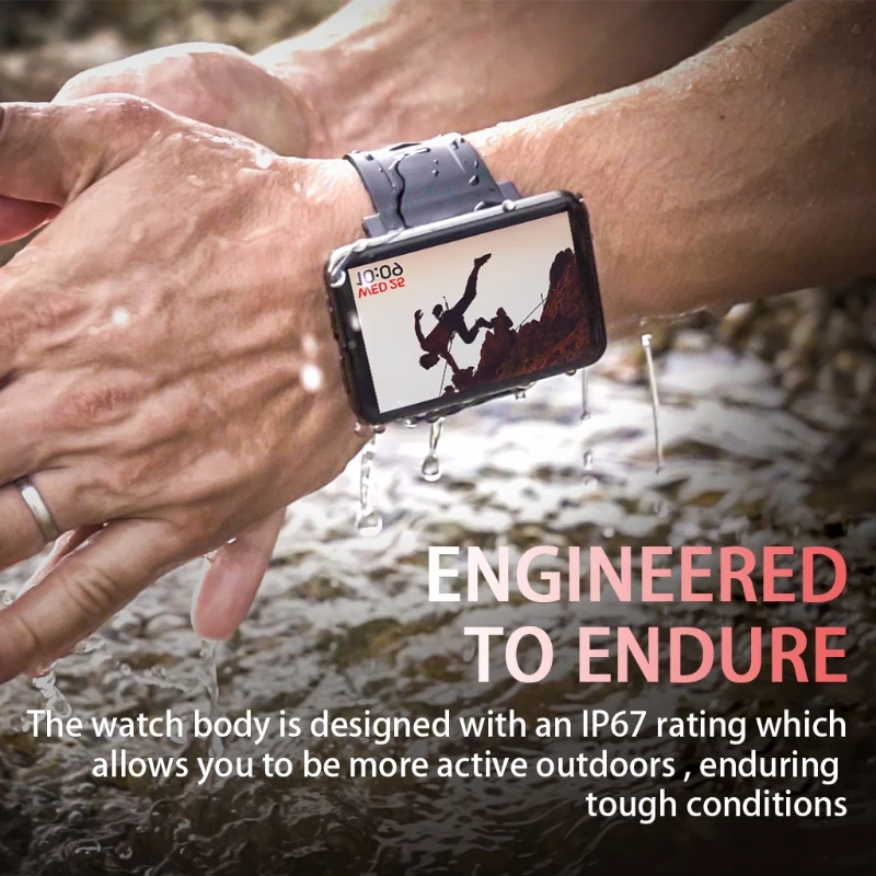 

Smart Watch, 4g LTE With 2.86in Touch Screen, Face Uncloking 2880 Mah Battery IP67 Waterproof Sports Watch 3gb + 32gb Watch
