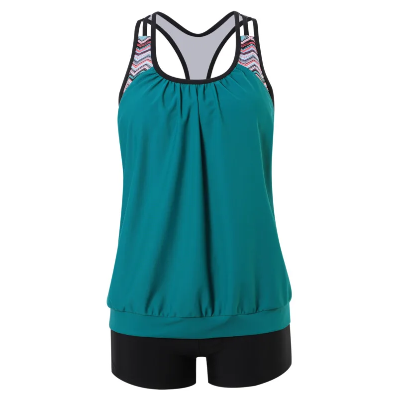 

Summer Large Swimsuits Plus Size Tankini Sets Female Swimwear Beach Wear Two-Piece Bathing Suit Sports Pool Women Swimming Suits