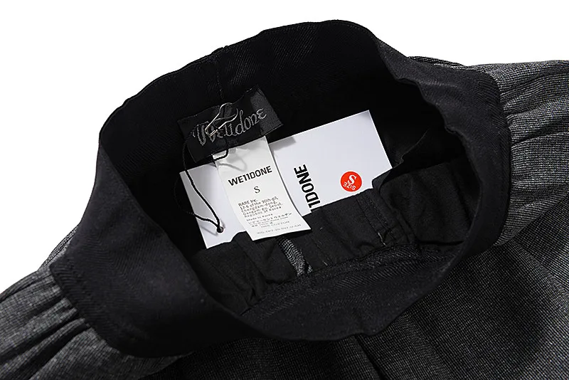 

Black Gray WE11DONE Sweatpants Men Women 1:1 Best Quality welldone Trousers Jogger Pants