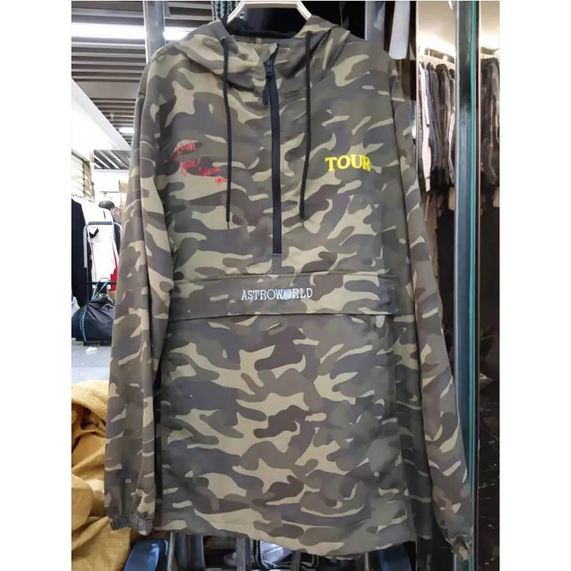 The New AstroWorld Jacket Men Women Travis Scott Jackets James Casual AstroWorld Outwear Coats NO BySTANDERS TOUR