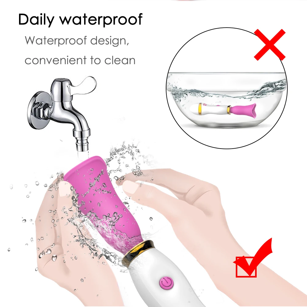 G Spot Dildo Anal Vibrator Tongue Dual Vibration Beginner Female Vagina Clitoris Stimulator Massager Sex Toys For Woman Couples |