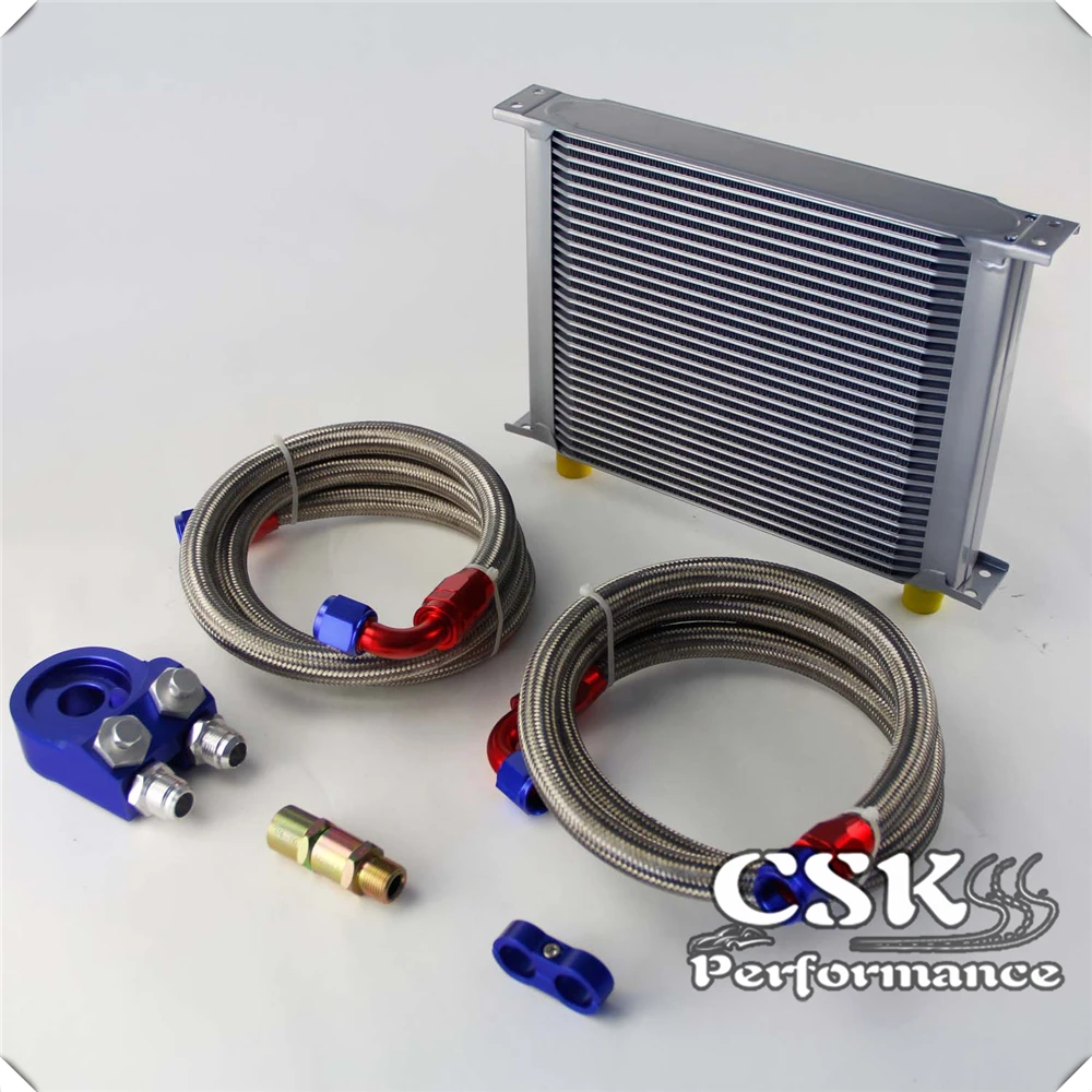 Универсальный 30 ряд 248 мм AN10 Масляный радиатор для трансмиссии двигателя