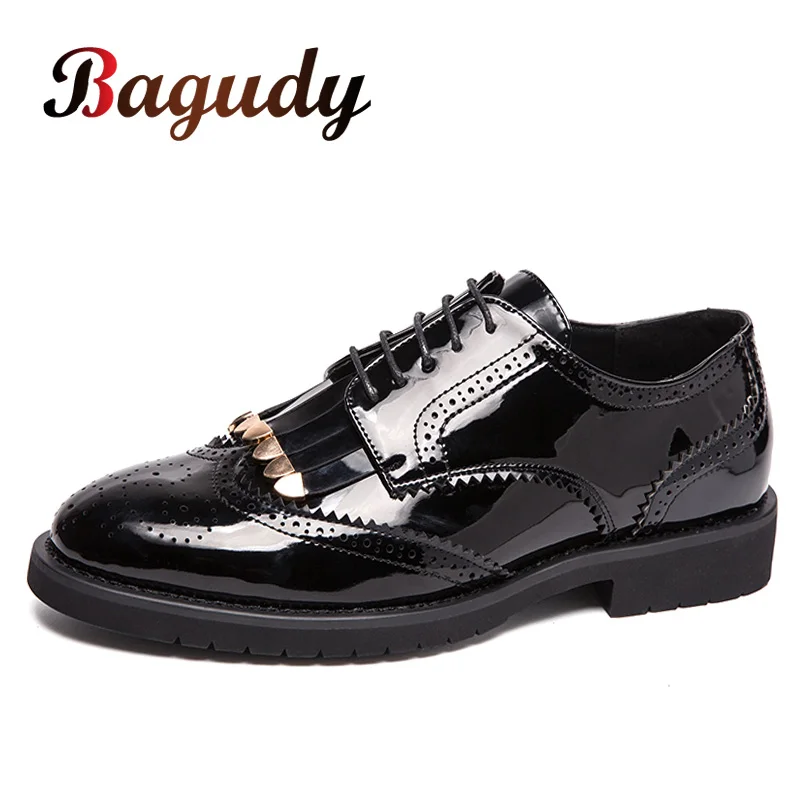 Туфли мужские классические кожаные роскошные деловые туфли без застежки броги