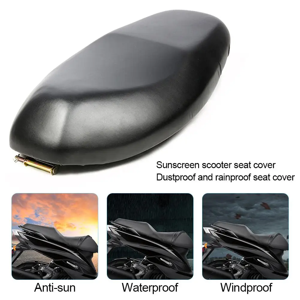 

Rainproof Motorcycle Seat Cover Dustproof Sunscreen Motorbike Scooter Cushion Protector M L XL Size With Storage Bag