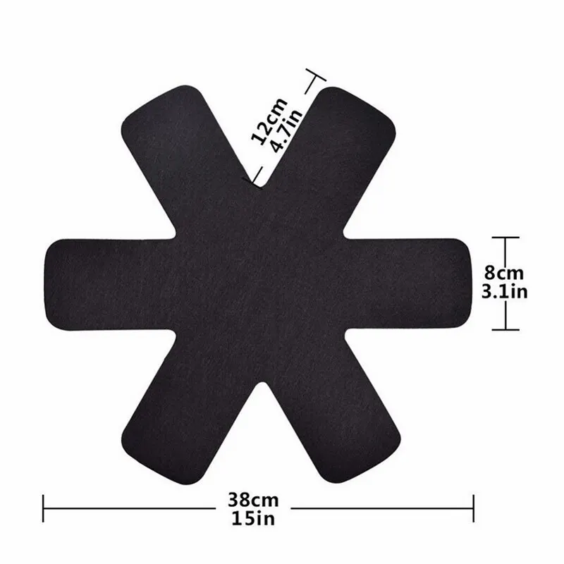 

1/5/8pcs Pot Pan Protectors Non-woven Fabrics Prevent Pads Pot Protect Scratching Divider Cookware Surfaces Separate