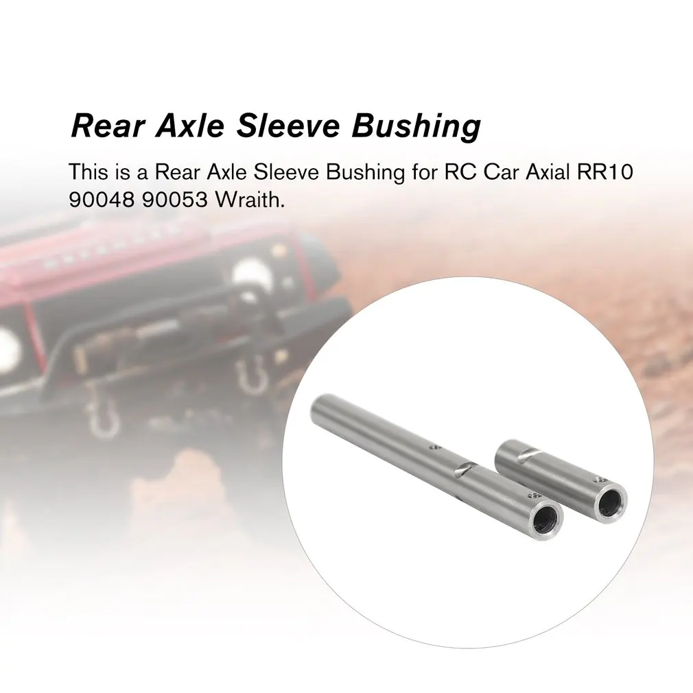 

Stainless Steel RC Car Axle Sleeve Rear Axle Sleeve Bushing Counterweight rod for Axial RR10 90048 90053 Wraith Accessories